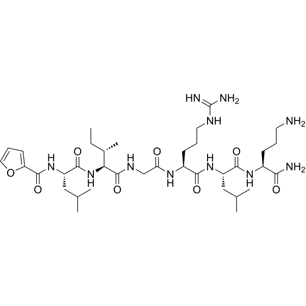 Structure chimique de 2-Furoyl-LIGRLO-amide