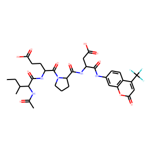 Structure chimique de Ac-IEPD-AFC