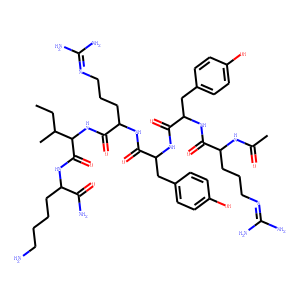 Structure chimique de Ac-RYYRIK-NH2