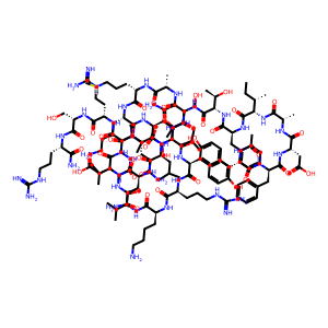 Structure chimique de [Ac-Tyr1,D-Phe2]GRF 1-29, amide (human)