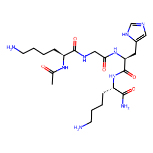 Structure chimique de Acetyl Tetrapeptide-3