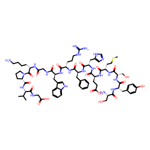 Structure chimique de ACTH (1-14)