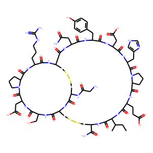 Structure chimique de ACV 1