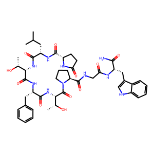 Structure chimique de Adipokinetic Hormone (Taa-AKH)