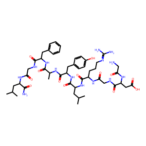 Structure chimique de Allatostatin II