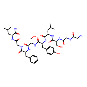 Structure chimique de Allatostatin III