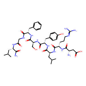 Structure chimique de Allatostatin IV