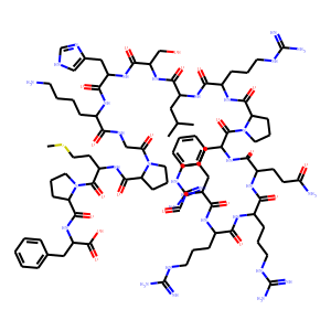 Structure chimique de Apelin-17 (human, bovine)