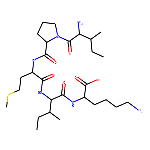 Structure chimique de Bax inhibitor peptide, negative control