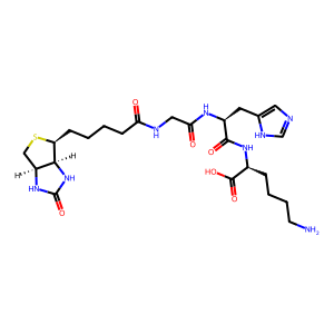 Structure chimique de Biotinoyl Tripeptide-1