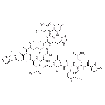 Structure chimique de Bombesin