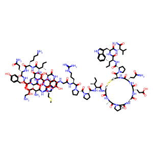 Structure chimique de Bombinakinin-GAP