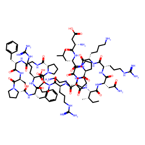 Structure chimique de Bombinakinin M