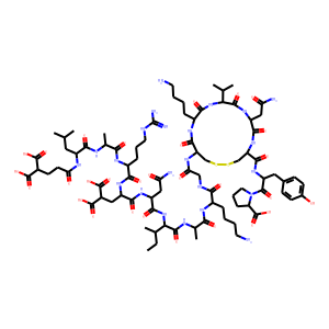 Structure chimique de Conantokin-R