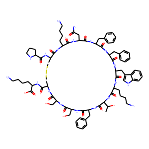 Structure chimique de Cortistatin 14