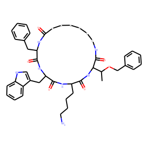 Structure chimique de Cyclosomatostatin