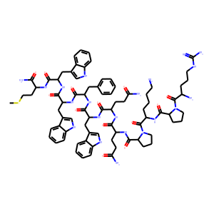 Structure chimique de [D-Trp7,9,10]-Substance P