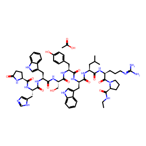 Structure chimique de Deslorelin