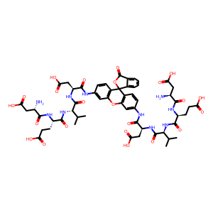 Structure chimique de (DEVD)2-R110