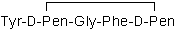 Structure chimique de DPDPE