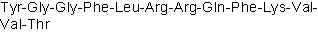 Structure chimique de Dynorphin B