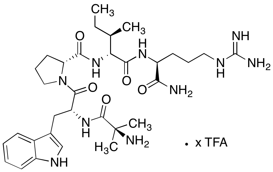 Structure chimique de GHRP 3 TFA Salt