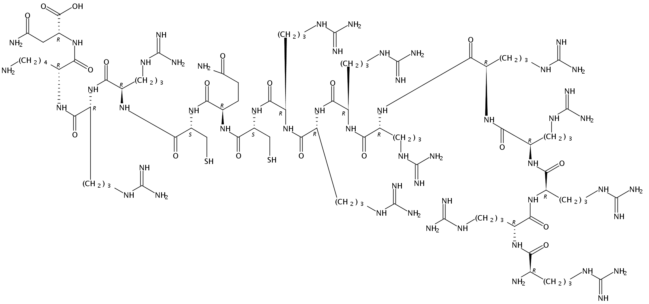 Structure chimique de GO-203 TFA salt
