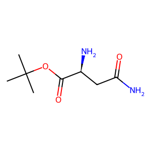 Structure chimique de H-Asn-OtBu