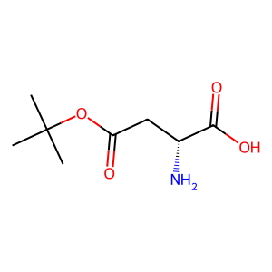 Structure chimique de H-D-Asp(OtBu)-OH