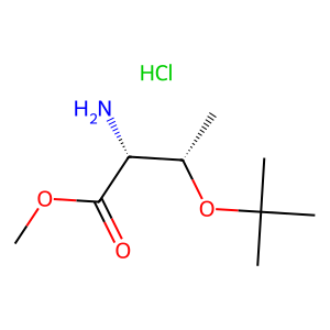 Structure chimique de H-D-Thr(tBu)-Ome.HCl