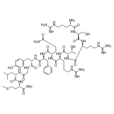 Structure chimique de Hemokinin 1 (mouse)