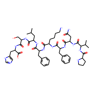 Structure chimique de Hemopressin (rat)