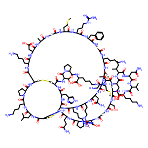 Structure chimique de Kaliotoxin-1