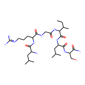 Structure chimique de LRGILS-NH2