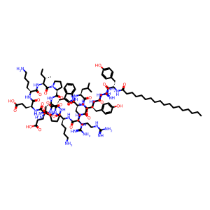 Structure chimique de Lyn peptide inhibitor