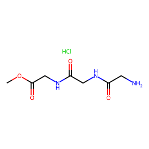 Structure chimique de Methyl glycylglycylglycinate (hydrochloride)