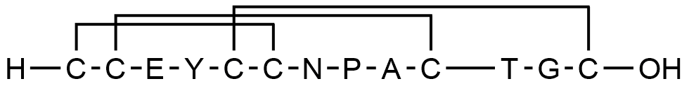 Structure chimique de MM-419447 (Linaclotide Metabolite)