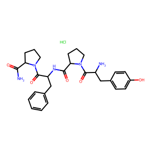 Structure chimique de Morphiceptin