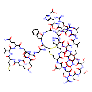 Structure chimique de Nesiritide Acetate