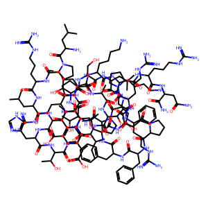 Structure chimique de Neuromedin S (rat)