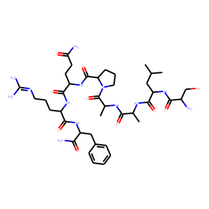Structure chimique de Neuropeptide SF (mouse, rat)