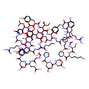 Structure chimique de Neuropeptide Y (porcine)