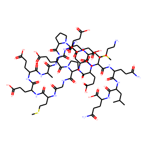 Structure chimique de Nocistatin (human)