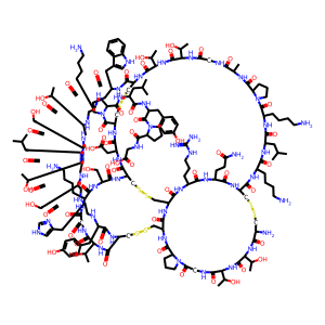 Structure chimique de Obtustatin