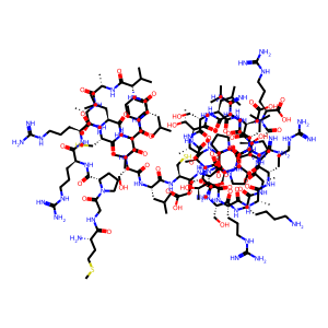 Structure chimique de Parstatin (human)