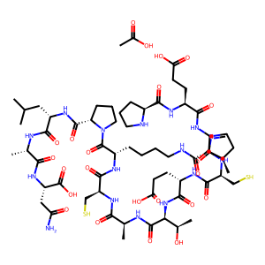 Structure chimique de Pegcetacoplan