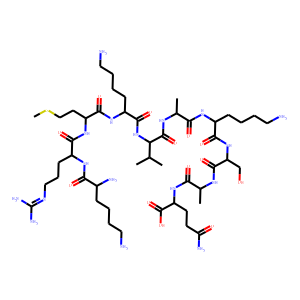 Structure chimique de pep4c