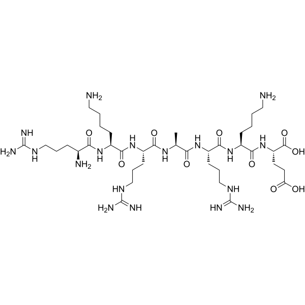 Structure chimique de PKG inhibitor peptide