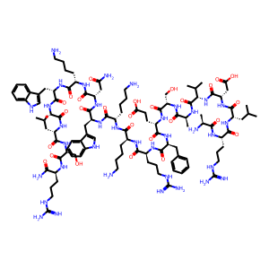 Structure chimique de Pro-Adrenomedullin (N-20), human