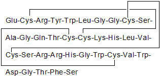 Structure chimique de ProTx I